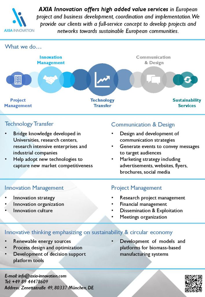 AXIA Innovation flyer – AXIA INNOVATION
